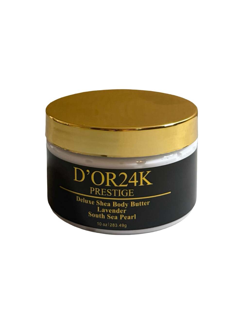D'OR24K Prestige Deluxe Lavender Shea Body Butter South Sea Pearl 10oz